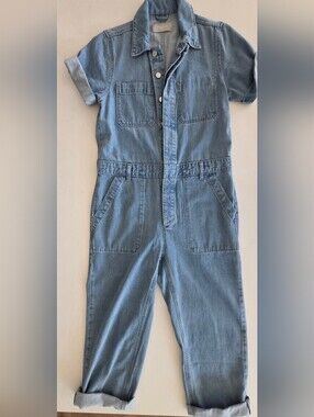 Everlane Light Blue Denim Jumpsuit Size 2